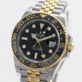 Rolex GMT II Zombie Ref 126713GRNR Steel 18K Gold Black
